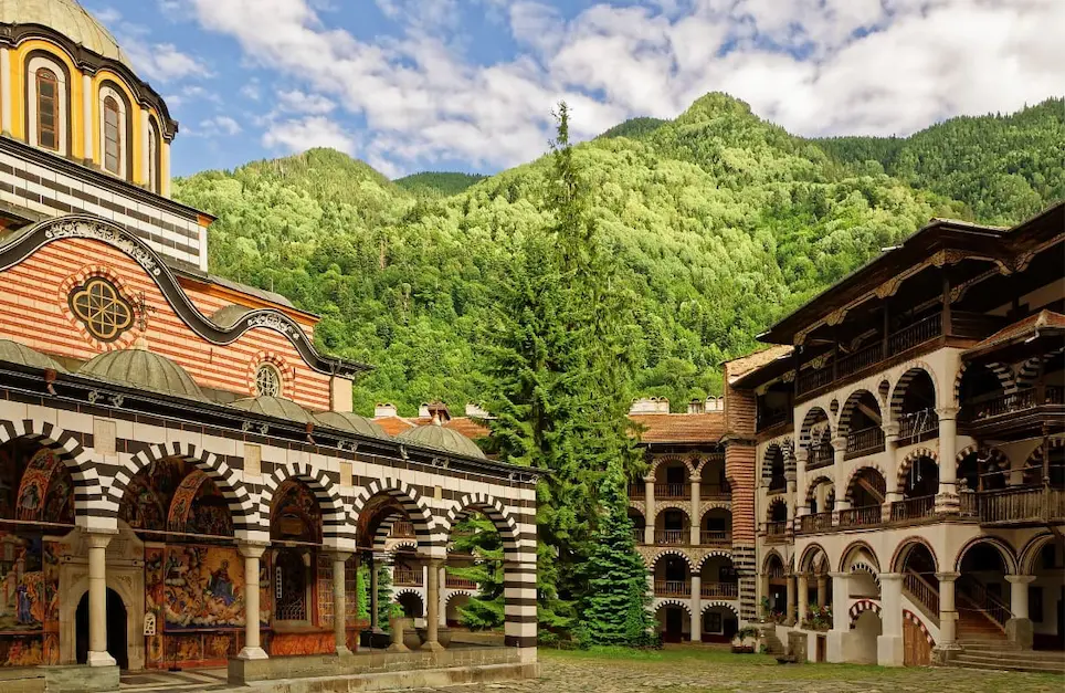 Rila Monastery in the Rila Mountains