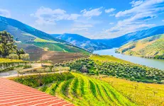 Vineyards and rural scenery near Melnik, Bulgaria