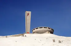 Buzludzha monument in Bulgaria