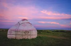 Yurt near Song Kul Lake