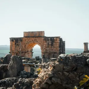 Roman ruins at Volubilis
